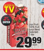 Liqui Fruit 100% Fruit Juice Blend (Selected)-2Ltr 