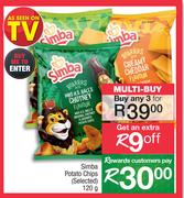 Simba Potato Chips (Selected)-For Any 3 x 120g
