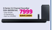 Samsung Q-Series 3.2 Channel Soundbar HW-Q600B/XA