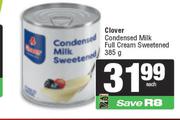 Clover Condensed Milk Full Cream Sweetened-385g