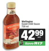 Wellington's Sweet Chilli Sauce-700ml