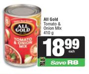 All Gold Tomato & Onion Mix-410g
