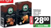 Robertsons Spice Refill Assorted-For 2 x 64g-89g