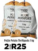 Potjie Potato Thriftpacks-For 2 x 1kg