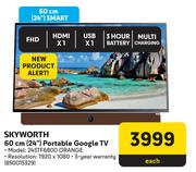 Skyworth 60cm (24") Portable Google TV 24STF6800 ORANGE