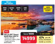 TCL 165cm (65") Smart QLED Mini LED TV 65C755