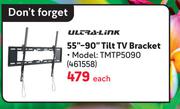Ultra Link 55"-90" Tilt TV Bracket TMTP5090