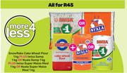 Snowflake Cake Wheat Flour 1Kg+Iwisa Samp 1Kg Or Nyala Samp 1Kg+Iwisa Super Maize Meal 1Kg-For All