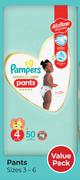 Pampers Premium Care Pants Value Pack Sizes 3-6-For 1 Per Pack