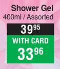 Nature's Nourishment Shower Gel Assorted-400ml