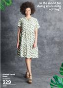 Printed Tiered Dress 850020061