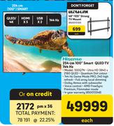 Hisense 254cm (100") Smart QLED TV 144Hz 100Q7N