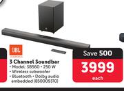JBL 3 Channel Soundbar SB560