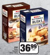 Spar Rusks Assorted-450g/500g Each