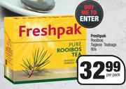 Freshpak Rooibos Tagless Teabags-80s Per Pack