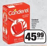 Canderel Sweetener Sachet Sticks-100s Per Pack
