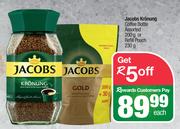Jacobs Kronung Coffee Bottle Assorted 200g Or Refill Pouch 230g-Each