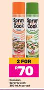 Colman's Spray & Cook Assorted-For 2 x 300ml