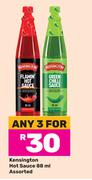 Kensington Hot Sauce Assorted-For Any 3 x 88ml