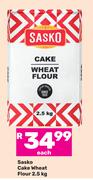 Sasko Cake Wheat Flour-2.5Kg Each
