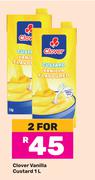 Clover Vanilla Custard-For 2 x 1L