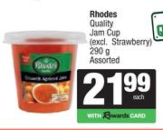 Rhodes Quality Jam Cup Assorted-290g