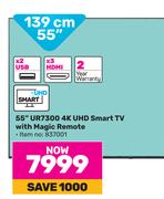 LG 55" (139cm) UR7300 4K UHD Smart TV With Magic Remote