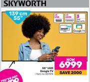 Skyworth 55" (139cm) UHD Google TV