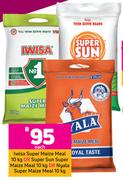 Iwisa Super Maize Meal 10Kg Or Super Sun Super Maize Maize Meal 10Kg- Each