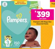 Pampers AB Mega Box Assorted Sizes- Per Pack