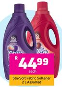 Sta-Soft Fabric Softener 2L Assorted- Each