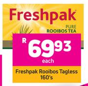 Freshpak Rooibos Tagless- 160's