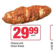 Cheese & Onion Bread-Each