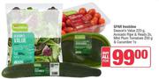 Spar Freshline Season's Value 220g,Avocado Ripe & Ready 2s,Mini Plum Tomatoes 200g Or Cucumber 1s-Al