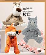 Warm Me Up Heat Pack With Cover Assorted Characters-Each
