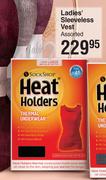 Heat Holders Ladies Sleeveless Vest Assorted