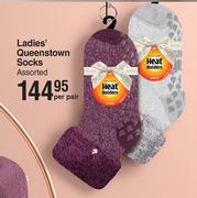 Heat Holders Ladies Queen Stown Socks Assorted-Per Pair