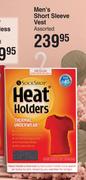 Heat Holders Men's Short Sleeve Vest Assorted