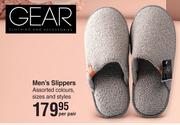 Gear Men's Slippers-Per Pair