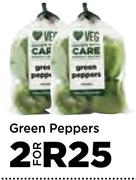 Green Peppers-For 2