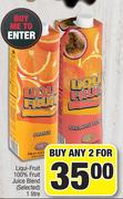 Liqui Fruit 100% Fruit Juice Blend (Selected)-For Any 2 x 1Ltr