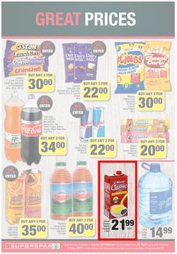 SUPERSPAR COUNTRY EASTERN CAPE : My Superspar (20 April - 2 May 2021) Valid In Cofimvaba, Daku, Engcobo, Kwantu, Ndu, New Brighton, Zonke, Georgious, page 2