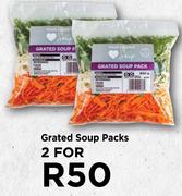 Grated Soup Packs-For 2
