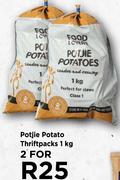 Potjie Potato Thriftpacks-For 2 x 1kg