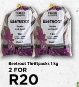 Beetroot Thriftpacks-For 2 x 1kg