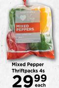 Mixed Pepper Thriftpacks-4s Pack Each
