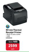 4POS 80mm Thermal Receipt Printer-Each