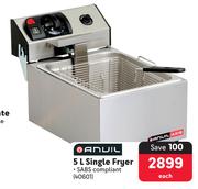 Anvil Single Fryer-5Ltr Each
