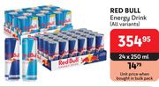 Red Bull Energy Drink (All Variants)-24 x 250ml