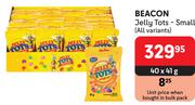 Beacon Jelly Tots Small (All Variants)-40 x 41g